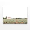 House In a Field with Grass  Print 100% Australian Made 120 x 90cm  (Stretched)