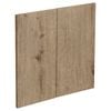 Kaboodle 600mm Spiced Oak Modern Rangehood Cabinet Doors - 2 Pack