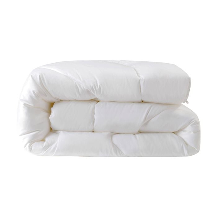 Provecta 700GSM King Size Duck Feather Down Quilt White Lightweight Winter Doona