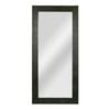 Belle Oak Wood/Glass Monument Floor Mirror 160x75cm - Black
