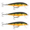 3x Rapala 3cm Original Floating Minnow Hard Body Fishing Lures - Perch