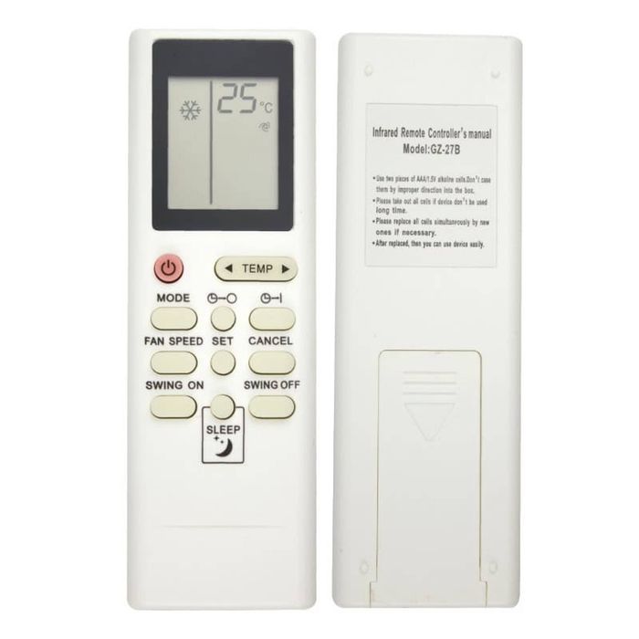 GZ-27B GZ-24B-E1 GZ-24B-E3 For Beko Galanz Mistral Air Conditioner Remote Control