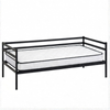 Zinus Marie Daybed Set with Single Kids Bonnell Spring Mattress, Metal Frame