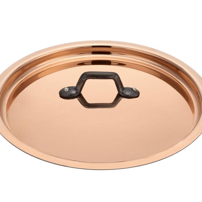 Matfer Bourgeat Copper Lid - 240mm, Cast Iron Handle