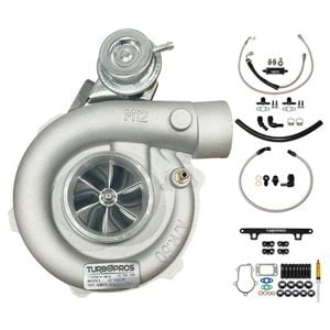 Upgrade Billet Gt3582r Turbo Charger With Oil Feed, Return & Water Line And Bracket Kit For Ford Fpv Ba/bf F6 Barra 4.0l