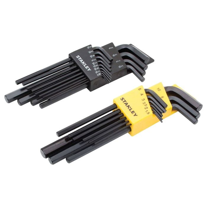 Stanley 22pce L-Handle Hex Key Sets