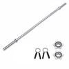 Centra 140cm Weight Lifting Bar Standard Barbell Home Gym Fitness Steel 480LB