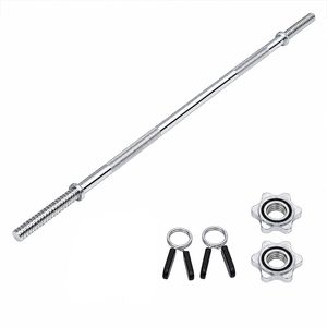 Centra 140cm Weight Lifting Bar Standard Barbell Home Gym Fitness Steel 480LB
