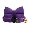 Anypet Small Violet Cat Collar with Bell and Safety Buckle for Pets