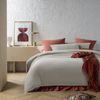 Accessorize Stone Washed Cotton Quilt Cover Set Stone - DB