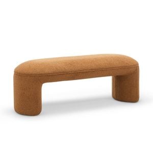 Remi 120cm Teddy Rust Bench Seat
