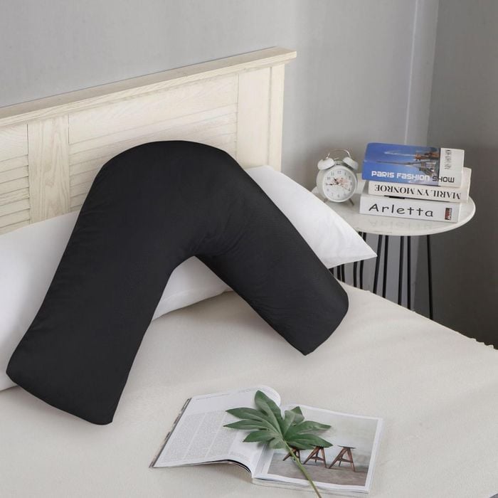 Fabric Fantastic 1000TC Premium Ultra Soft V SHAPE Pillowcase - Black