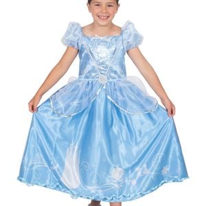 Deluxe Storyteller Cinderella Girls Disney Princess Costume - 3-5