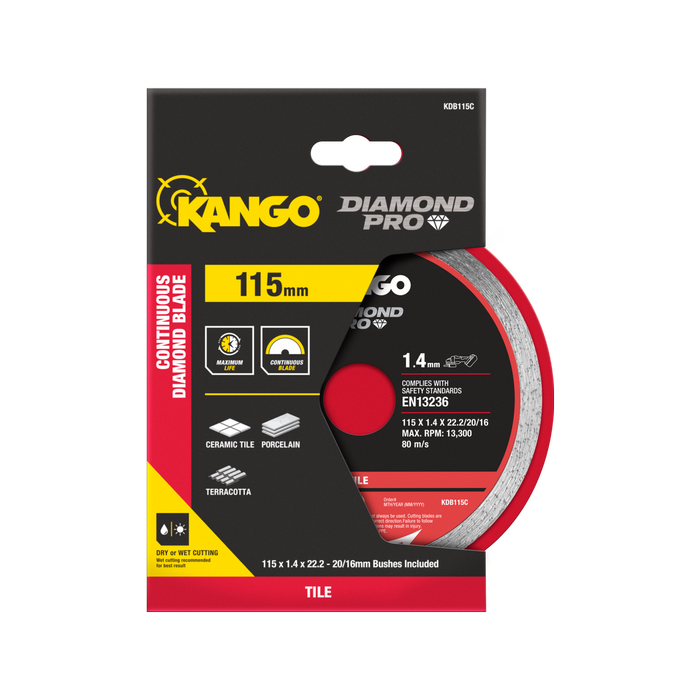 Kango 115mm Continuous Diamond Saw Blade