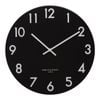 One Six Eight London  Jackson Black 30cm Silent Wall Clock