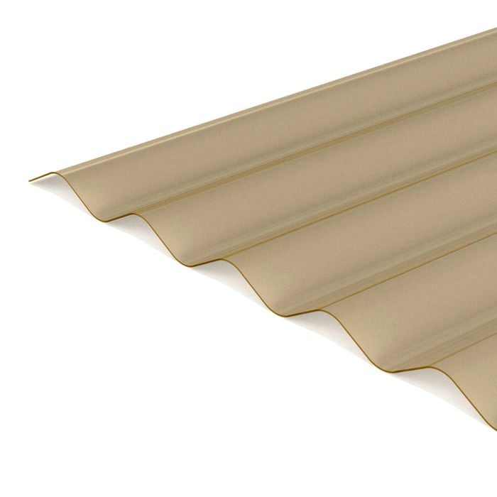 Suntuf 5.4m Bronze Corrugated Polycarbonate Roofing