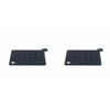 2PK Blomus Heat-Resistant Lap Silicone Coaster/Potholder Square 20x20cm Black