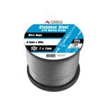 Pinnacle 3.2mm x 30m 316 Marine Grade Stainless Steel Wire Rope