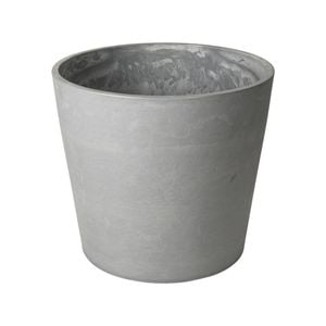 Respect 50cm Light Grey Green Earth Tapered Cylinder Planter