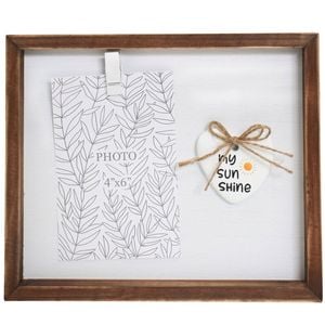 LVD Warm-Toned Wooden Resin Framed Picture/Photo 25x3.5x21cm My Sunshine
