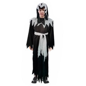 More Than Party Death Reaper Hooded Tunic Kids Halloween Costume 10-12y