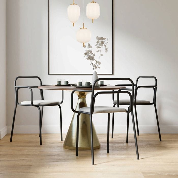 CLA Lighting Pino Interior Opal Matt Mirror Finish Glass Oval