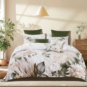 Bianca Giselle Super King White Polyester Coverlet Set