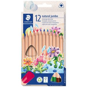 Staedtler Assorted Colours Noris Natural Jumbo Coloured Pencils