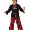 Skull And Cross Bones Classic Pirate Boys Costume - 3-5
