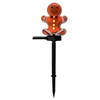 Galah Festive Gingerbread Person Solar Stake Light