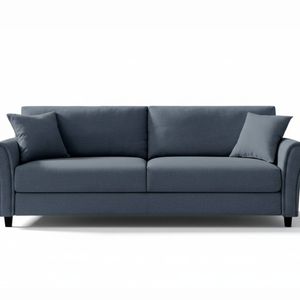 DS New Cozza Linen Sofa - Dark Grey