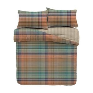 KAS Australia Ferdinand Quilt Cover Check Style Print 100% Cotton - Queen