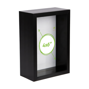 Nicola Spring 3D Deep Box Photo Frame - 4 x 6"