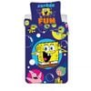 Spongebob Fun Kids Cotton Quilt Cover Set - Toddler Bed Size