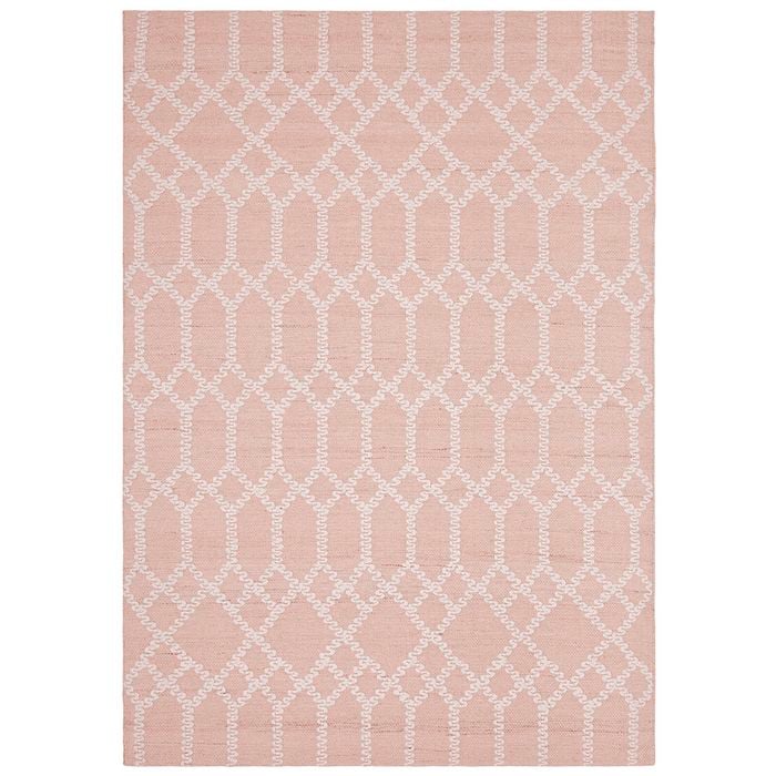 River 805 Soft Pink 320x230cm - Extra Large Hand Loomed Wool Indoor Floor Rug