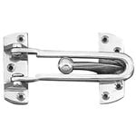 Delf Satin Chrome Security Door Guard