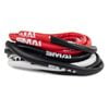 Smai 6m Boxing Ring Ropes - Black/white/red