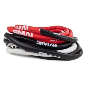 Smai 6m Boxing Ring Ropes - Black/white/red