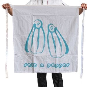 100% Cotton Master Chef Half Apron Heavy Duty Shakers 86 x 96 cm