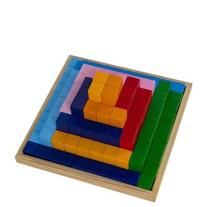 Wooden Open Ended Large Pyramid
