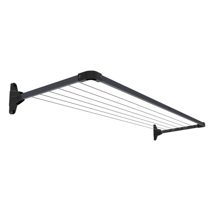 Daytek Slim Fold Down Clothesline - Iron Grey