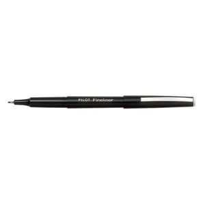 Pilot SW-PP Fineliner Pen (Box of 12) (Black)