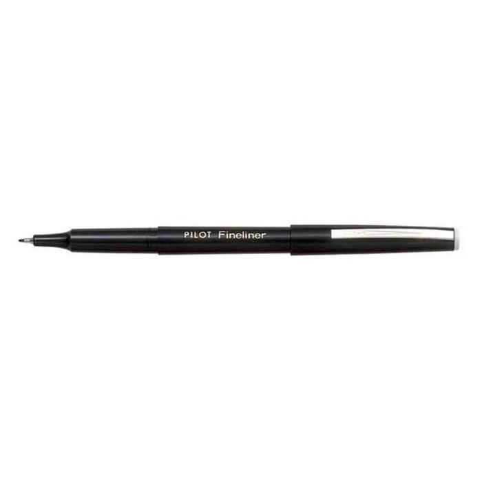 Pilot SW-PP Fineliner Pen (Box of 12) (Black)