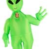 Giant Inflatable Green Alien Boys Halloween Costume - One Size