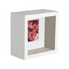 Nicola Spring 4 x 4 3D Shadow Deep Box Photo Frame - Craft Display Picture Frame with 2 x 2 Mount
