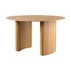 Elbasan 130cm Round Dining Table Natural