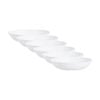 6pc Luminarc Ammonite Cereal Bowl 14x3.5cm Serveware Opal Glass White