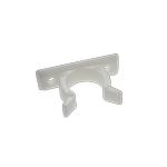 Adoored 40mm White Plastic Door Clip