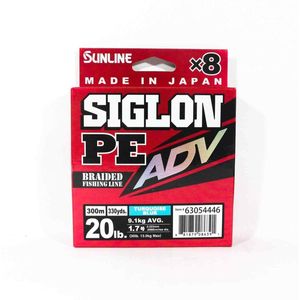 Sunline Siglon PE ADV x8 Turquiose Blue Fishing Line 300m 20lb