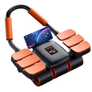 Eight-elbow Ab Wheel Trainer Anti-tip Multi-wheel Core Workout